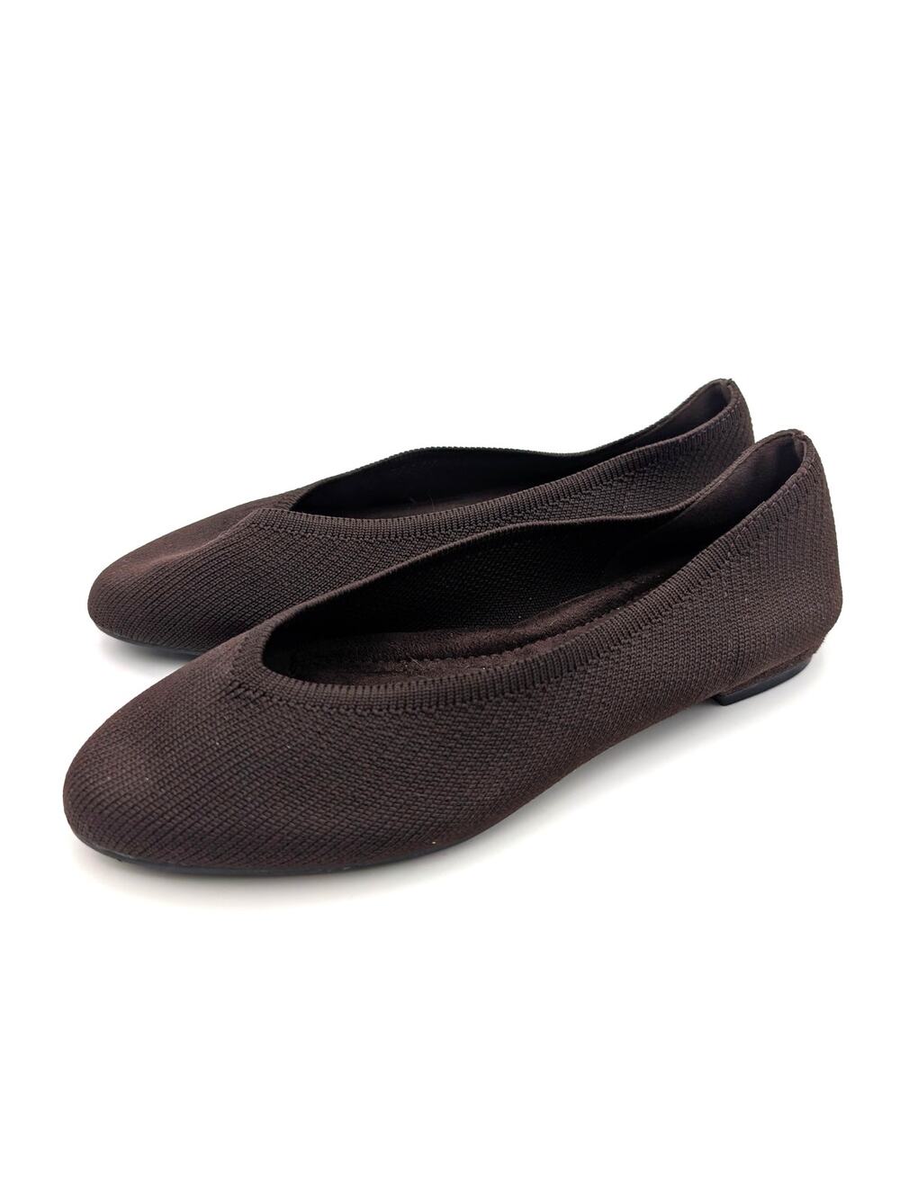 Chelsea Crew Flight Knit Slip-On Ballet Flats Women's Brown Size US5 EU36